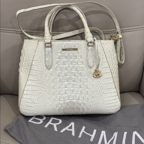 Brahmin Blake Satchel in Chrystal Med - Picture 1 of 7